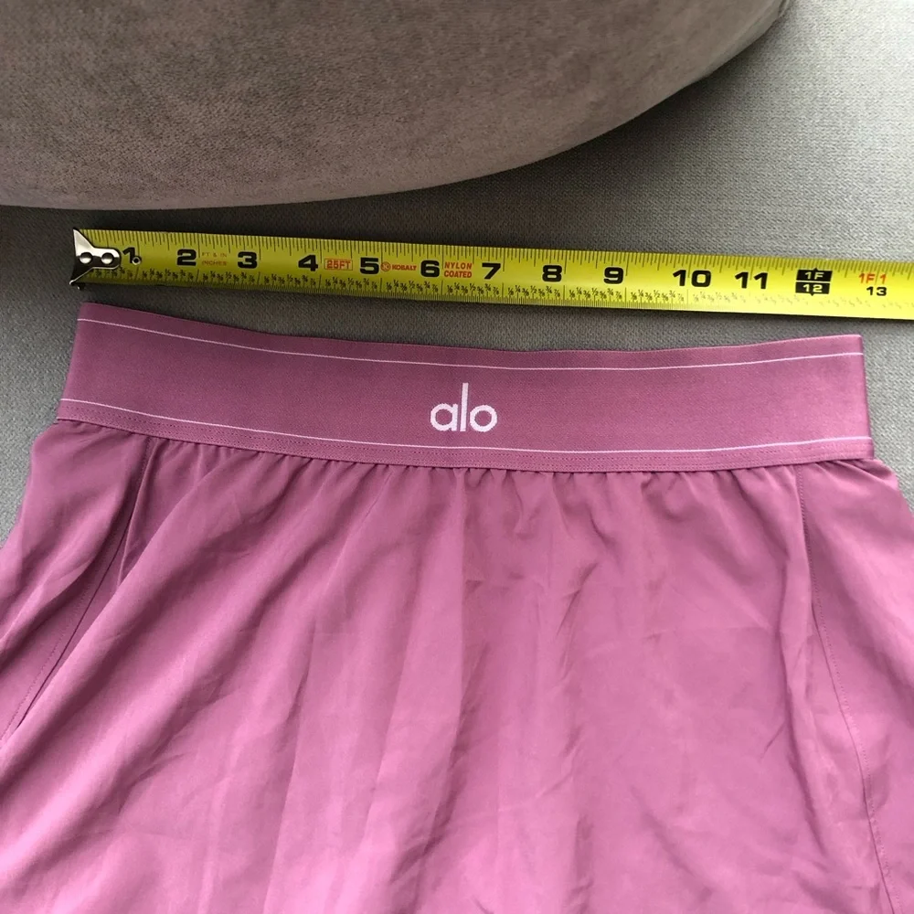 Alo Yoga Match Point Tennis Skirt Soft Mulberry M